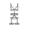 Vücudu Saran Seksi Jartiyer Harness - Brf36