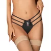 Yanları Lastikli Siyah Kadın Fantezi G String
