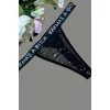 Yazılı String Külot Sexi 81900