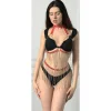 Zincirli Göğüs Ve Etek Harness Takım - Brf504