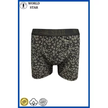 Likralı Pamuklu Renkli Erkek Boxer