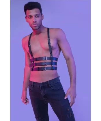 Askılı Erkek Fantazi Harness Büstiyer 1160