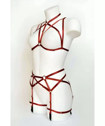 Seksi İç Çamaşırı Harness Takım - Brf161