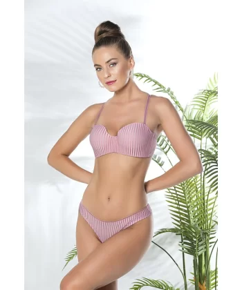 Straplez Lotus Sütyen Ve Slip Külot Takım Pembe (brf31761)