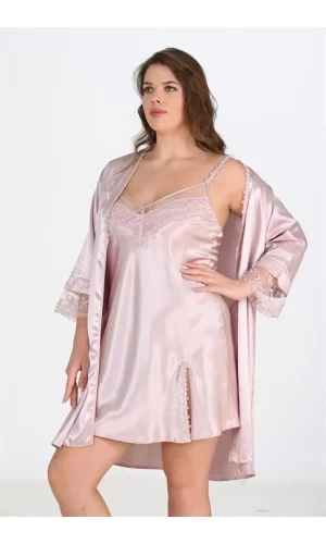 2li Pudra Sabahlık Takımı Bigsize 6214