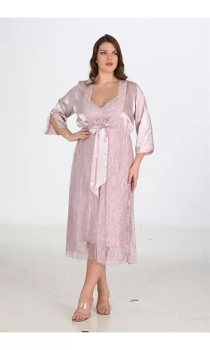 2li Pudra Sabahlık Takımı Bigsize 6220