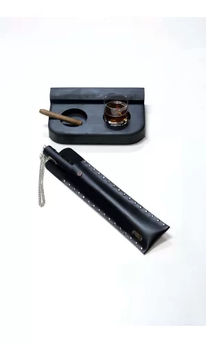 2li Set, Kırbaç Ve Küllük - Bardaklık Set - Master Collection - Brf1337