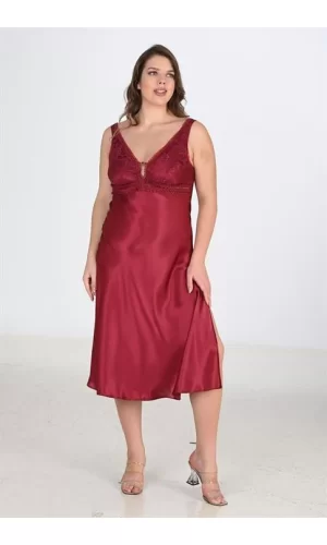 2li Bordo Sabahlık Takımı Bigsize 6229