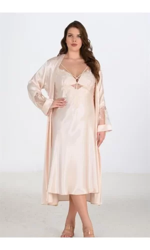 2li Fildişi Sabahlık Takımı Bigsize 6222