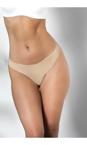 3lü Paket Dikişsiz, İz Yapmaz, Lazer Kesim, String Külot Cappucino (brf21262)