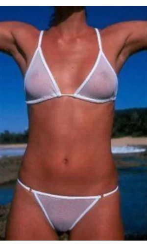 B060706 Transparan Bikini Takım