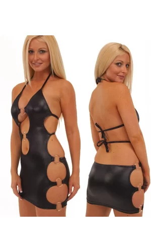 B100714 Erotik Mini Elbise