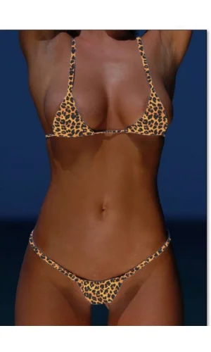B100927 Leopar Mikro Bikini Takım
