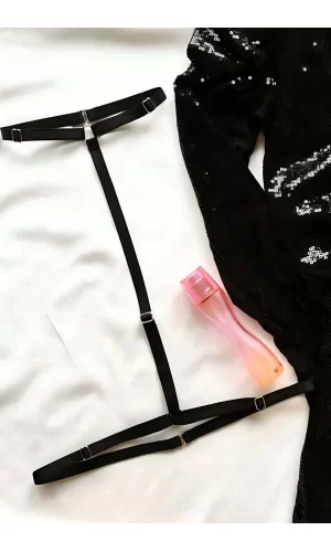 Bel - Boyun Bağlı Lastik Harness - Brf209