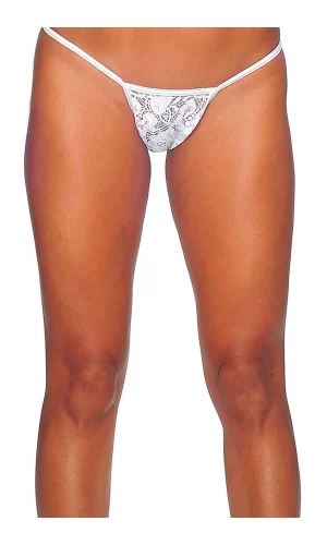 Beyaz Dantelli Tanga Brf1165