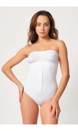 Beyaz Mı Emay 2088 Önden Agraflı Slip Korse