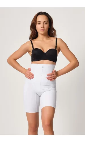 Beyaz Mı Emay 2814 Double Yüksek Bel Boxer Lazer Korse