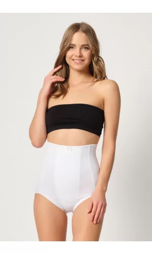 Beyaz Mı Emay 2920 Yüksek Bel Karın Desteklı Slip Lazer Korse