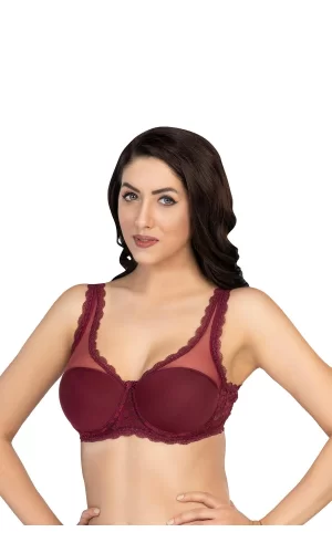 Bordo Mı Emay 172 D Pedli Dantelli Balenli Minimazer