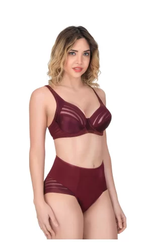 Bordo Mı Emay 177 B Toparlayıcı Sütyen Takım