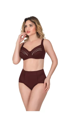 Bordo Mı Emay 183 C Yan Destekli Toparlayıcı Balenli Sütyen