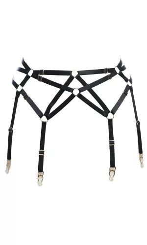 Çapraz Detaylı Şık Harness Jartiyer - Brf146