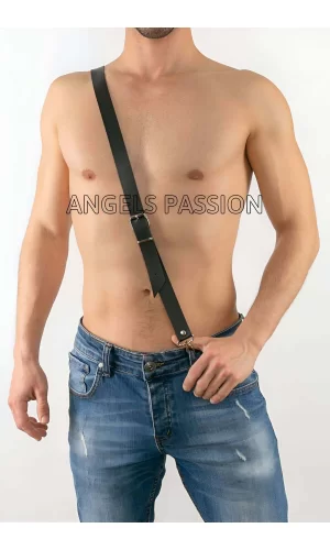 Çapraz Erkek  Deri Pantolon Harness - Çapraz Bağlanan Deri Erkek  Harness - Brfm30
