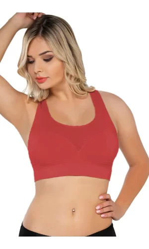 Coral Mı Emay 4027 Seamless Tül Pedli Toparlayıcı Büstiyer