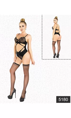 Dantelli Balenli Fantezi Body