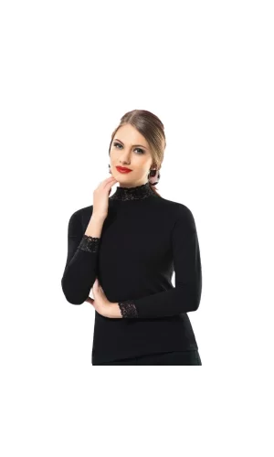 Dantelli Uzun Kol T-shirt 2936