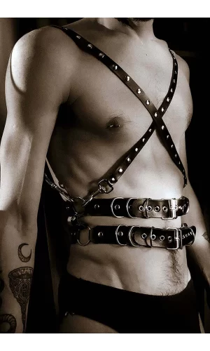 Deri Erkek  Harness, Erkek  Partywear, Sexy Erkek  Deri Giyim - Brfm231