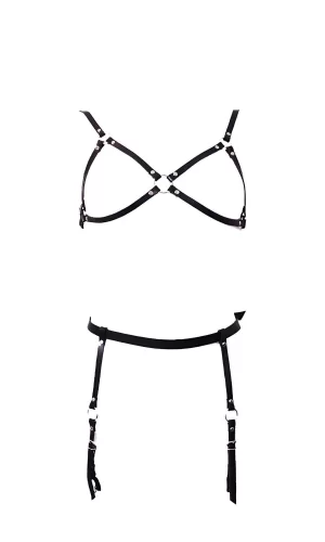 Deri Jartiyer Takım Harness - Brf228