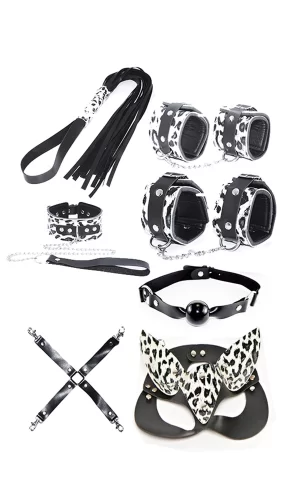Desenli Fantezi Set