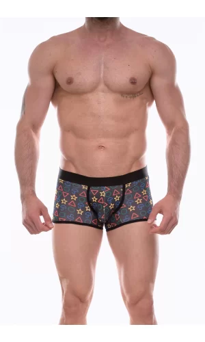 Don Moris Erkek  Desenli Mini Boxer
