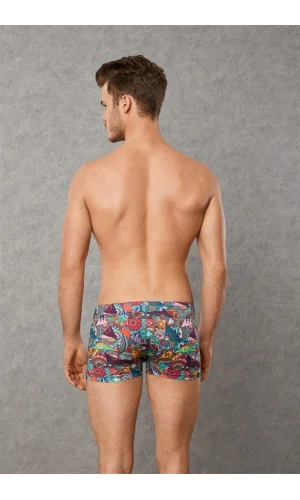 Doreanse Patchwork, Desenli Erkek  Boxer 1807