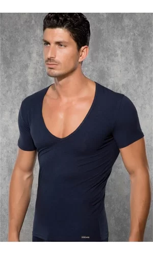 Doreanse  Yırtık Yaka Erkek  T-shirt 2820