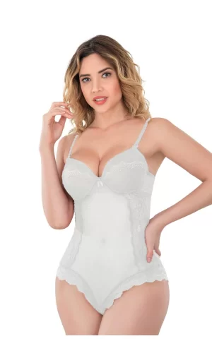 Ekru Mı Emay 176 Dantelli Body