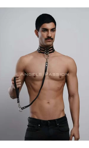 Erkek  Choker - Tasma Set, Choker Harness Takım, Erkek  Partywear - Brfm53