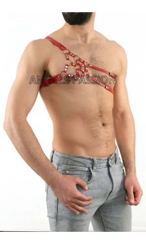 Erkek  Deri Omuz Harness, Tek Omuz Harness - Brfm14