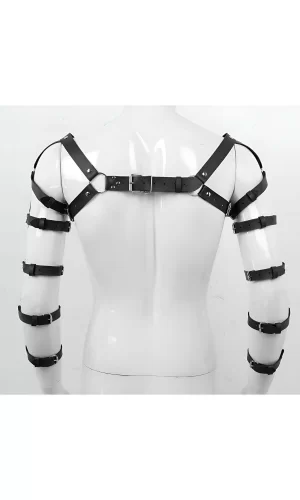 Erkek  Kol Ve Omuz Harness, Seksi Erkek  Fantezi Deri Giyim - Brfm166