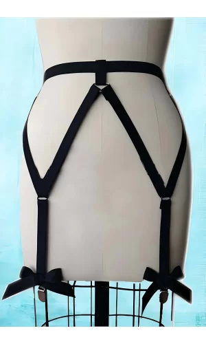 Fiyonklu Seksi Jartiyer Harness - Brf68