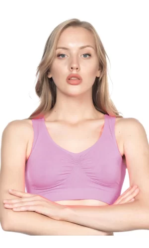 Fuşya Mı Emay 4001 Soft Sporcu Büstiyer