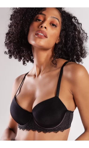 Garland Big Size Plunge Bra, Black Konforlu Ve Şık Sütyen