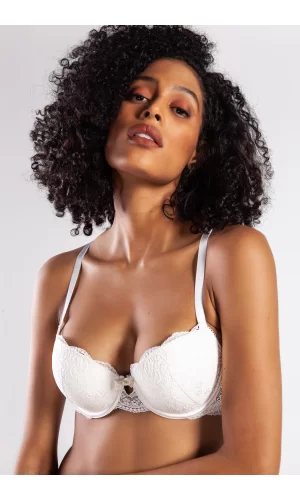 G.colors Balconette Foam Push Up Bra, Ekru Konforlu Ve Şık Sütyen