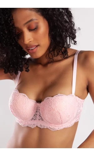 G.colors Push Up Strapless Bra, Açık Pembe Konforlu Ve Şık Sütyen