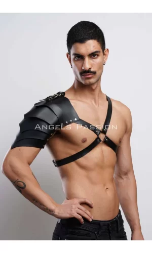 Gladyatör Harness, Tek Omuz Deri Harness, Cosplay Kostüm, Savaşçı Kostüm - Brfm154