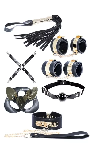 Gold Detaylı Fantezi Set