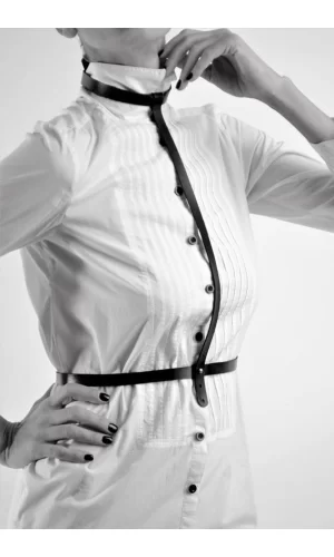 Günlük Sade Deri Harness 1113