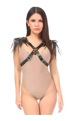 Kadın Omuzdan Püsküllü Göğüs Harness - Brf1240