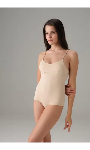 Kadın Ten Dikişsiz İnce Askılı İnvizible Body 12123